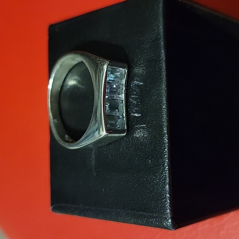 Sterling Silver & Auquamarine Ring